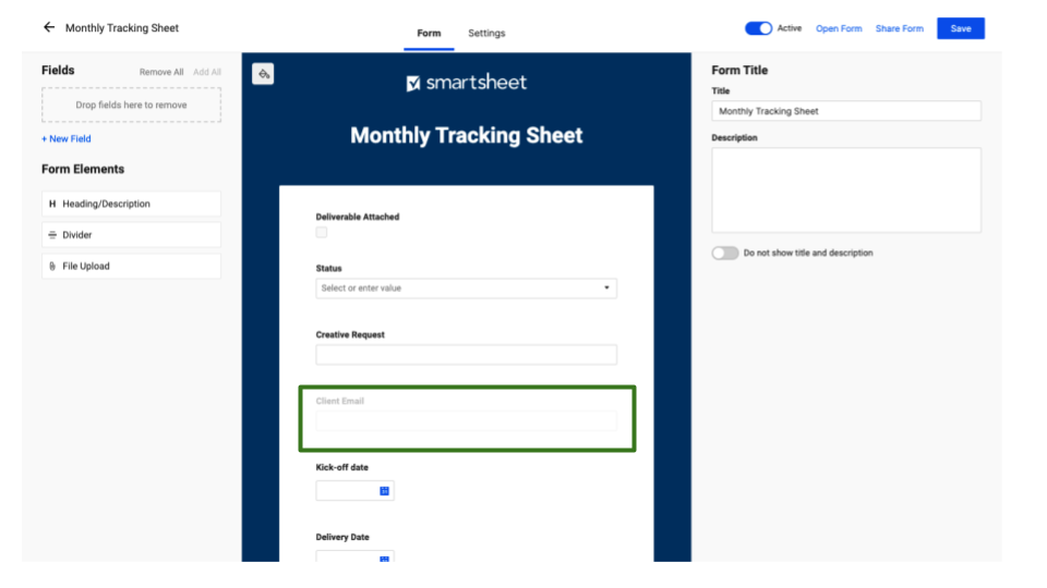 Manage Form Display And Submission Options Smartsheet Learning Center 0862